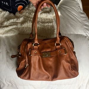 Faux leather purse